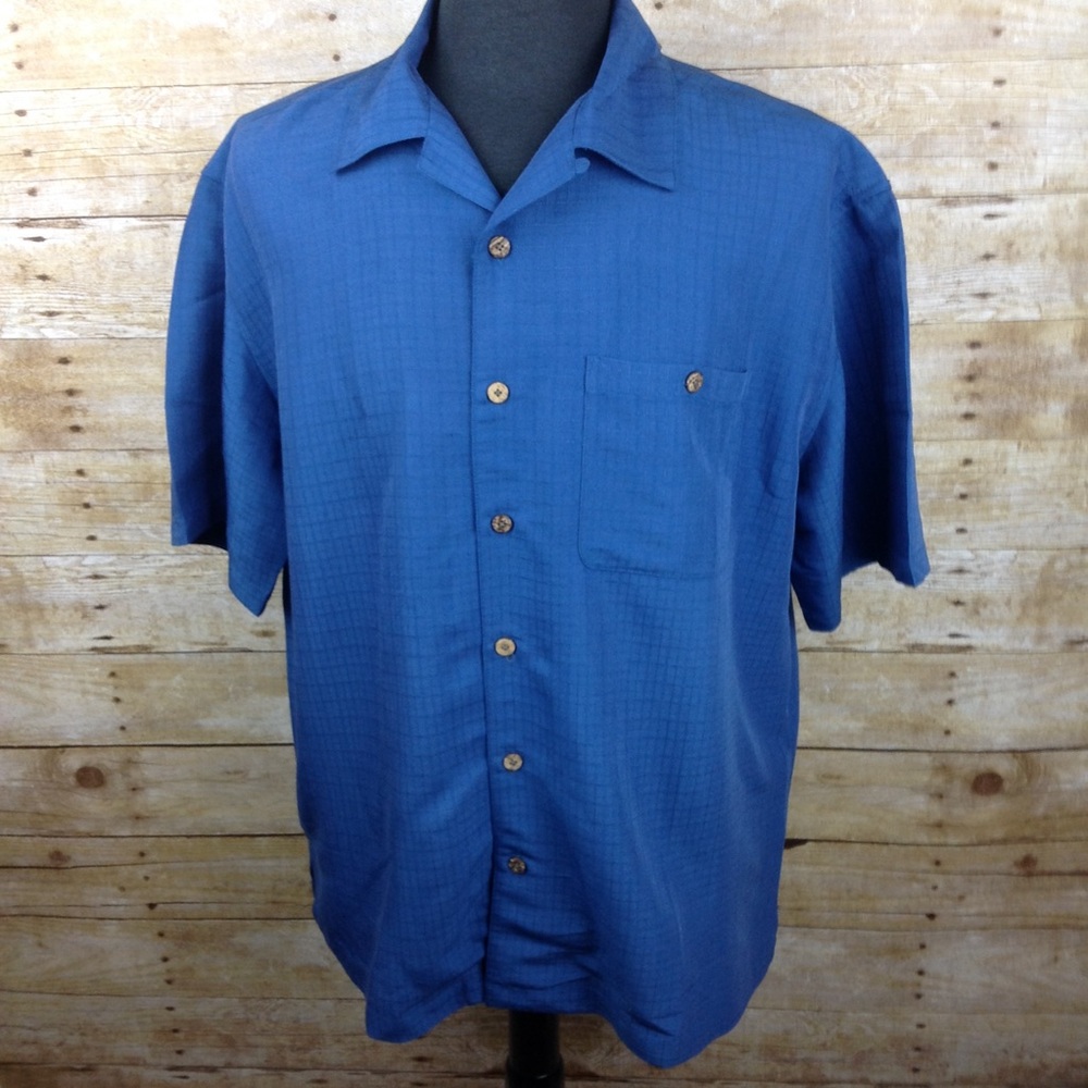 Joe Marlin hawaiin style button shirt XL